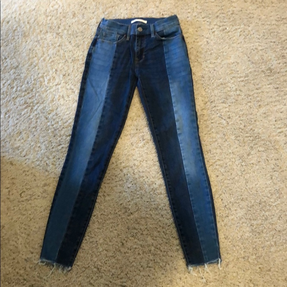 Pacsun Women High-Rise Jeggings Two-Tone